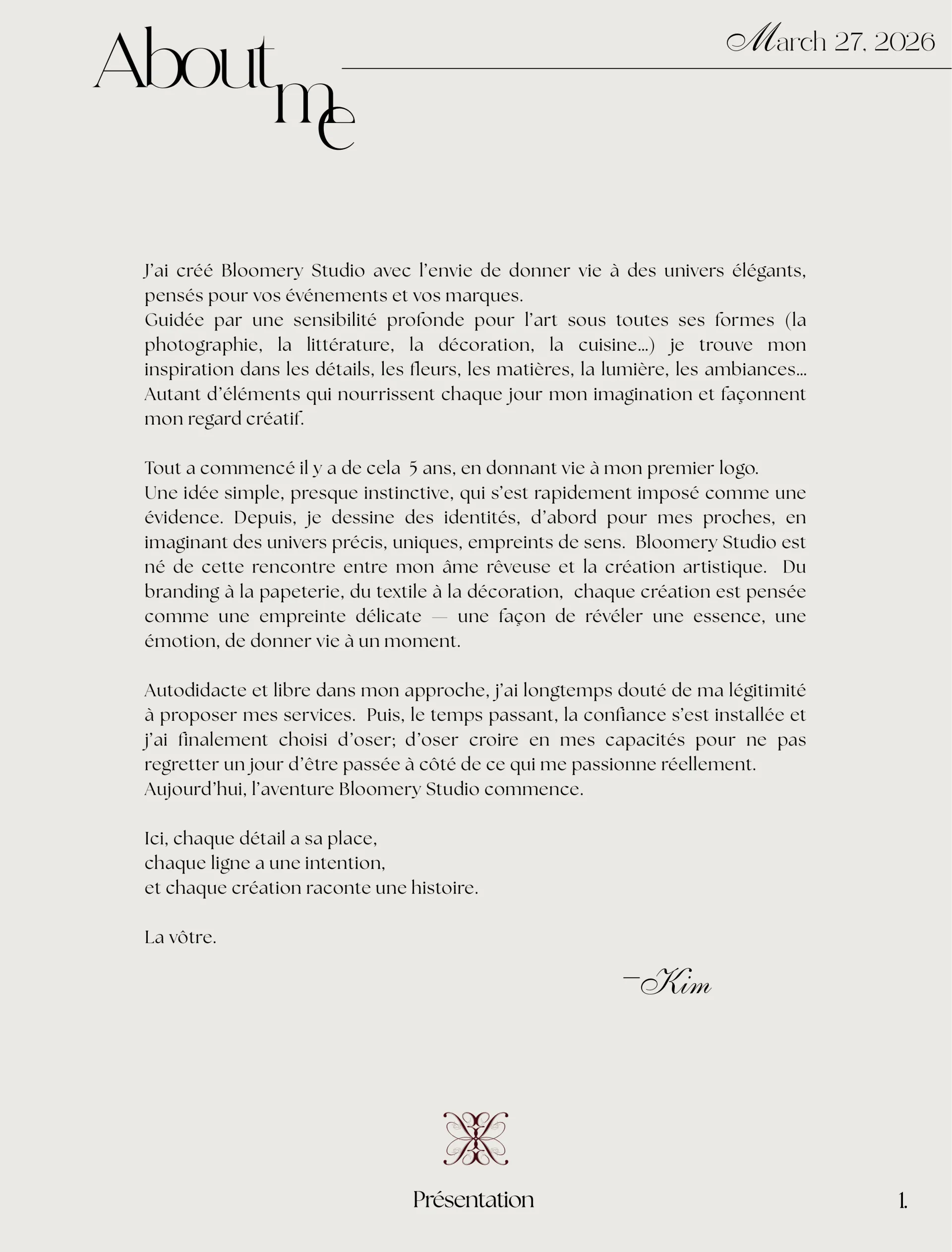 Bloomery Studio est né de cette envie de sublimer vos projets avec délicatesse.

Merci d'être ici, au début de cette aventure 🫶🏼